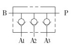 DFZ3型三联单向阀